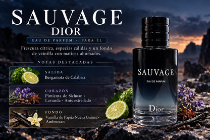 Dior Sauvage Eau de Parfum - notas de referencia, venta solo en decants