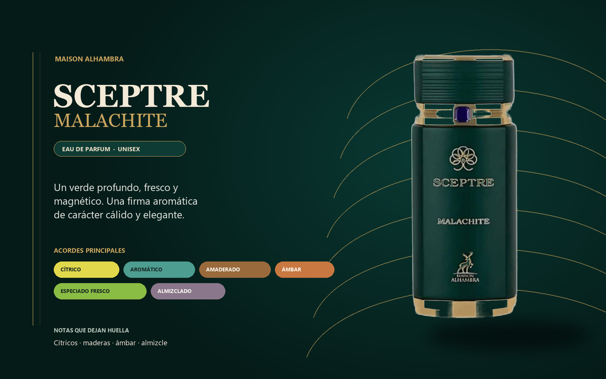Sceptre Malachite – Maison Alhambra