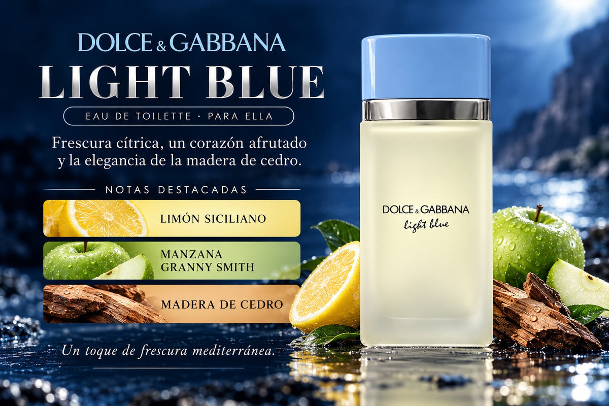 Light Blue para dama - notas destacadas