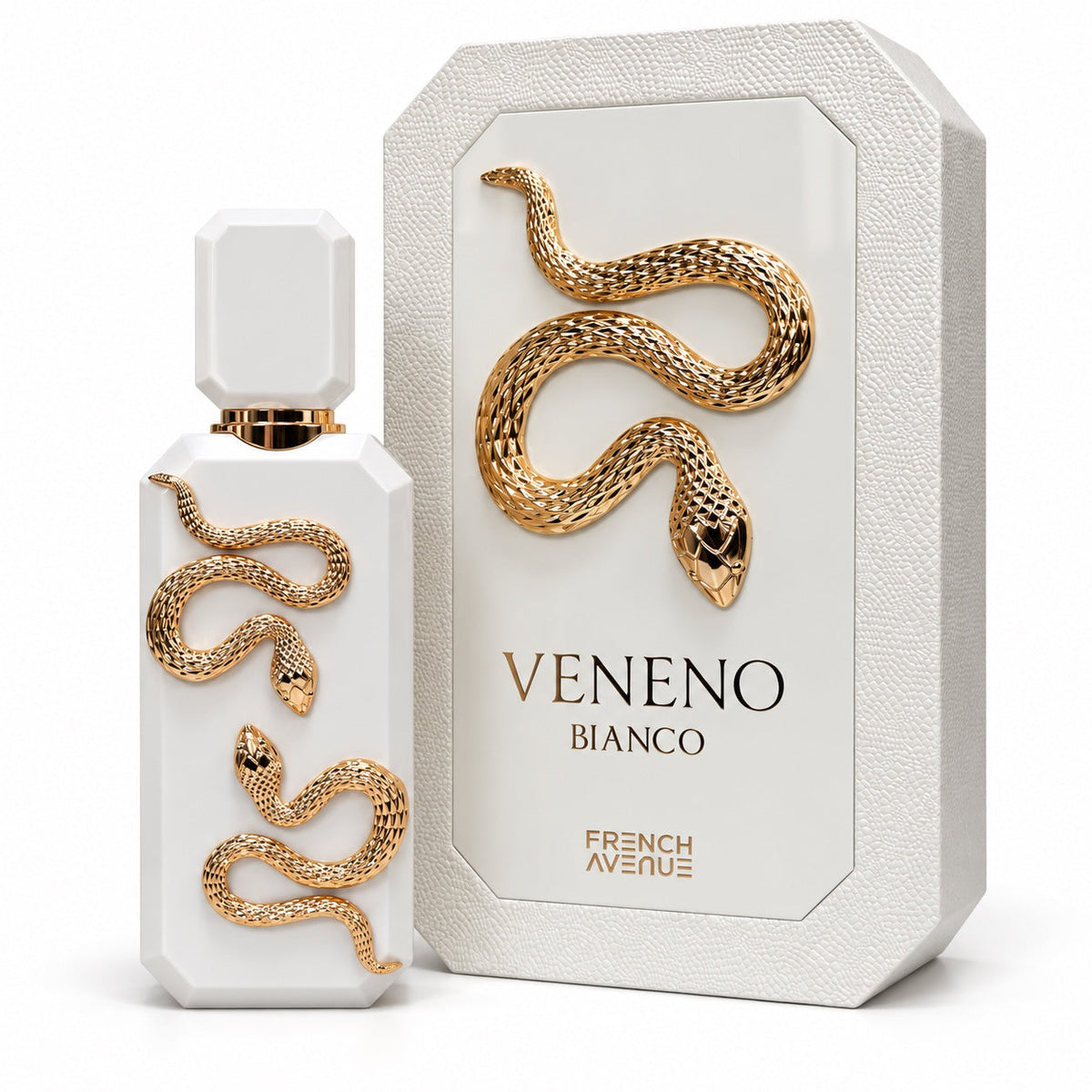 Veneno Bianco — frasco y caja